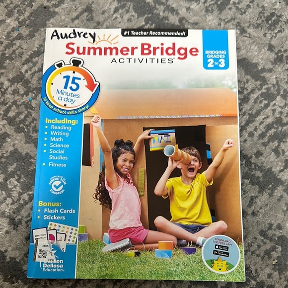 Summer Bridge Activities for Kids - Blue and Yellow new - Picture 1 of 1
